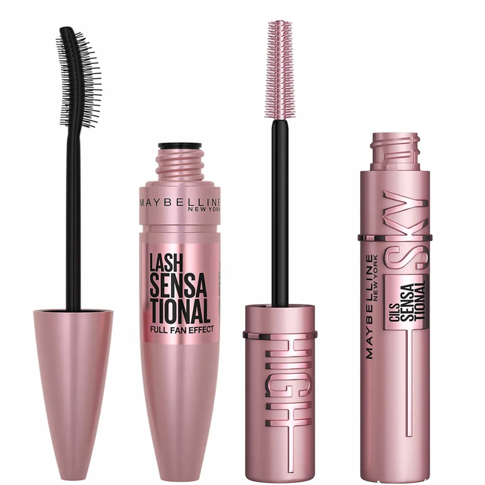 Maybelline Lash Sensational Mascara and Sky High Mascara Bundle Image 1