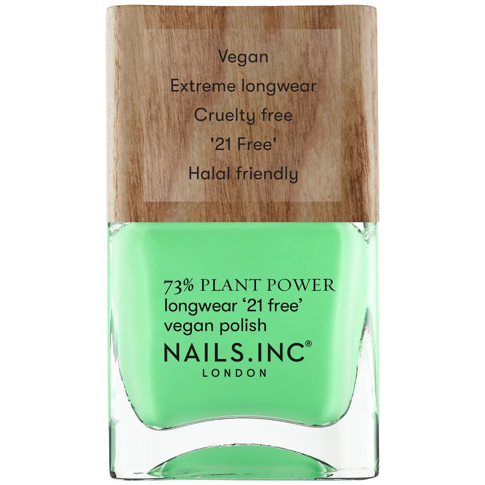 nails inc. Plant Power Nail Polish - Easy Being Green Image 1