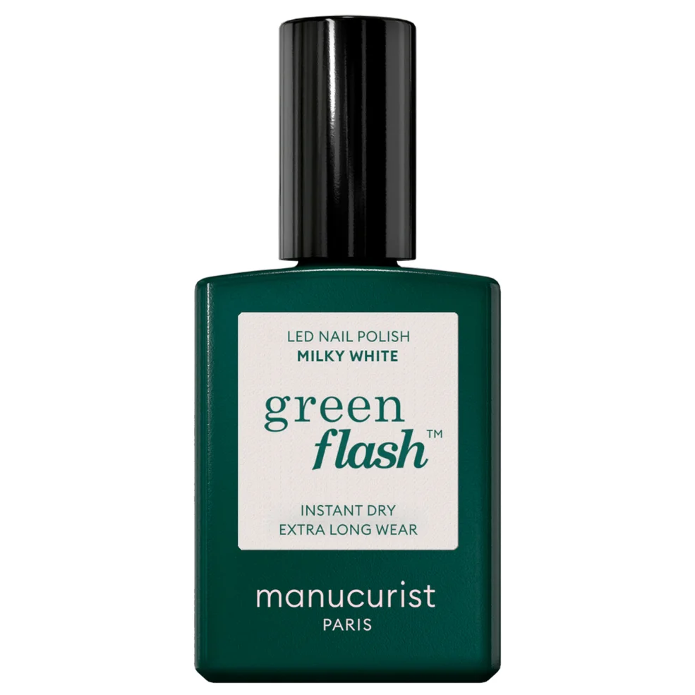 Manucurist Green Flash Polish - Milky White 15ml Image 1