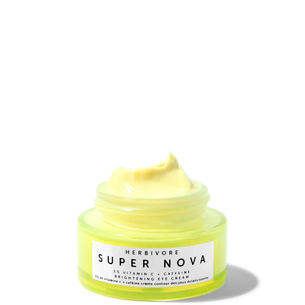 Herbivore Botanicals Super Nova 5% THD Vitamin C + Caffeine Brightening Eye Cream 15ml Image 1