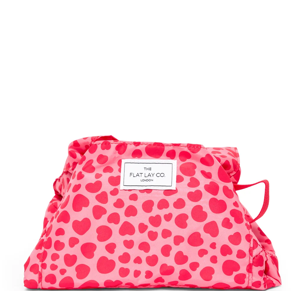 The Flat Lay Co. X LookFantastic Exclusive Full Size Drawstring in Pink Hearts Image 1