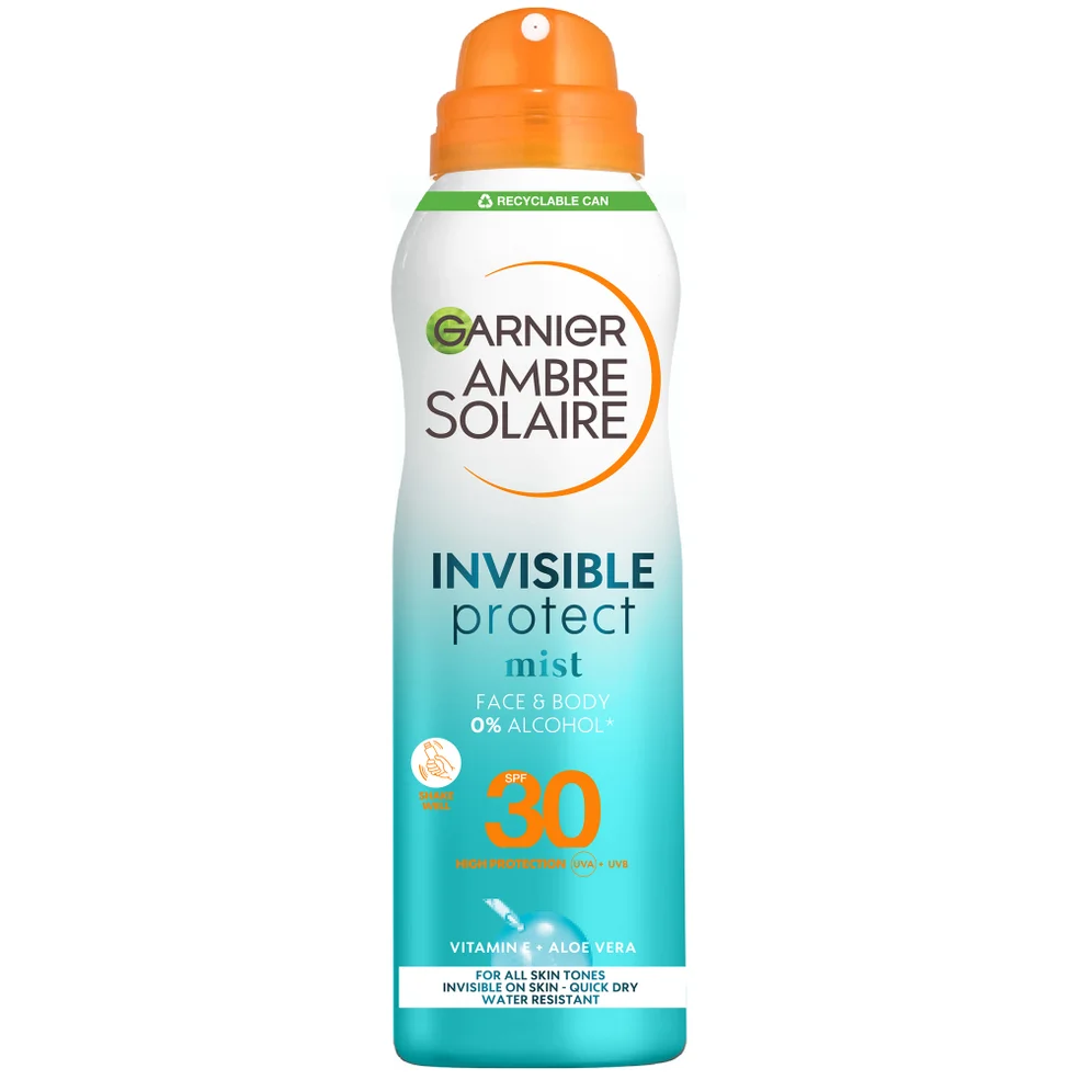 Garnier Ambre Solaire SPF 30 Invisible Protect Mist Spray 200ml Image 1