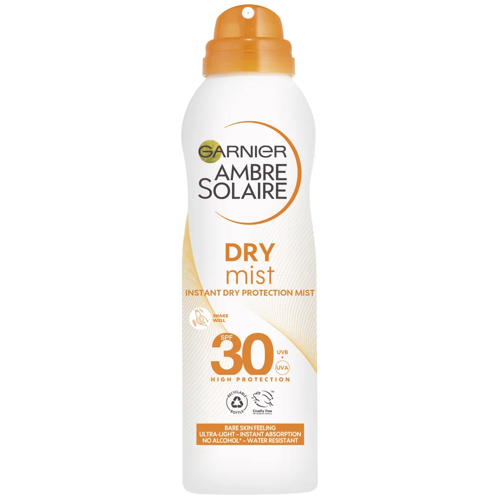 Garnier Ambre Solaire SPF 30 Dry Mist Spray 200ml Image 1