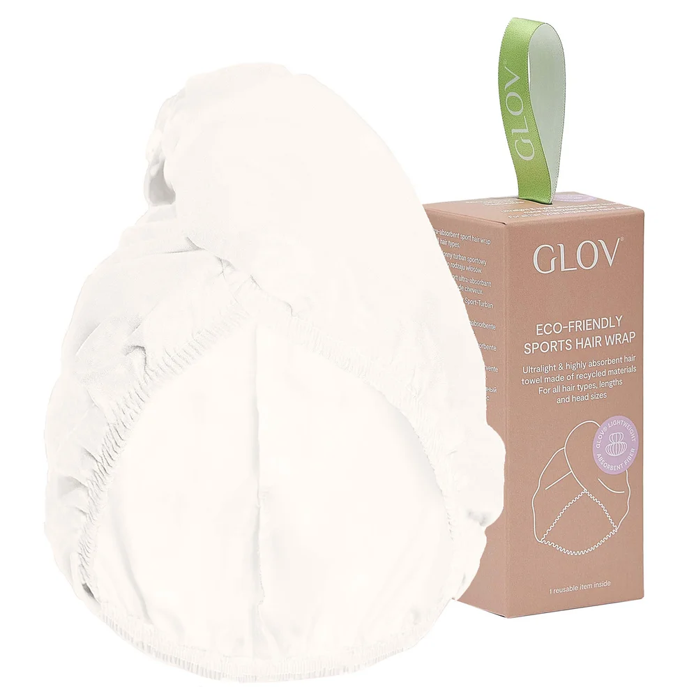 GLOV® Sports Hair Wrap Towel - Sport White Image 1