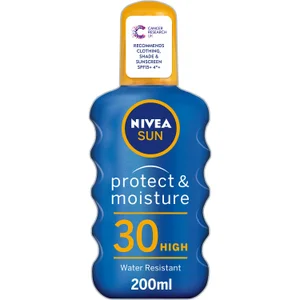 NIVEA SUN Protect & Moisture Sun Cream Spray SPF30 200ml - undefined undefined