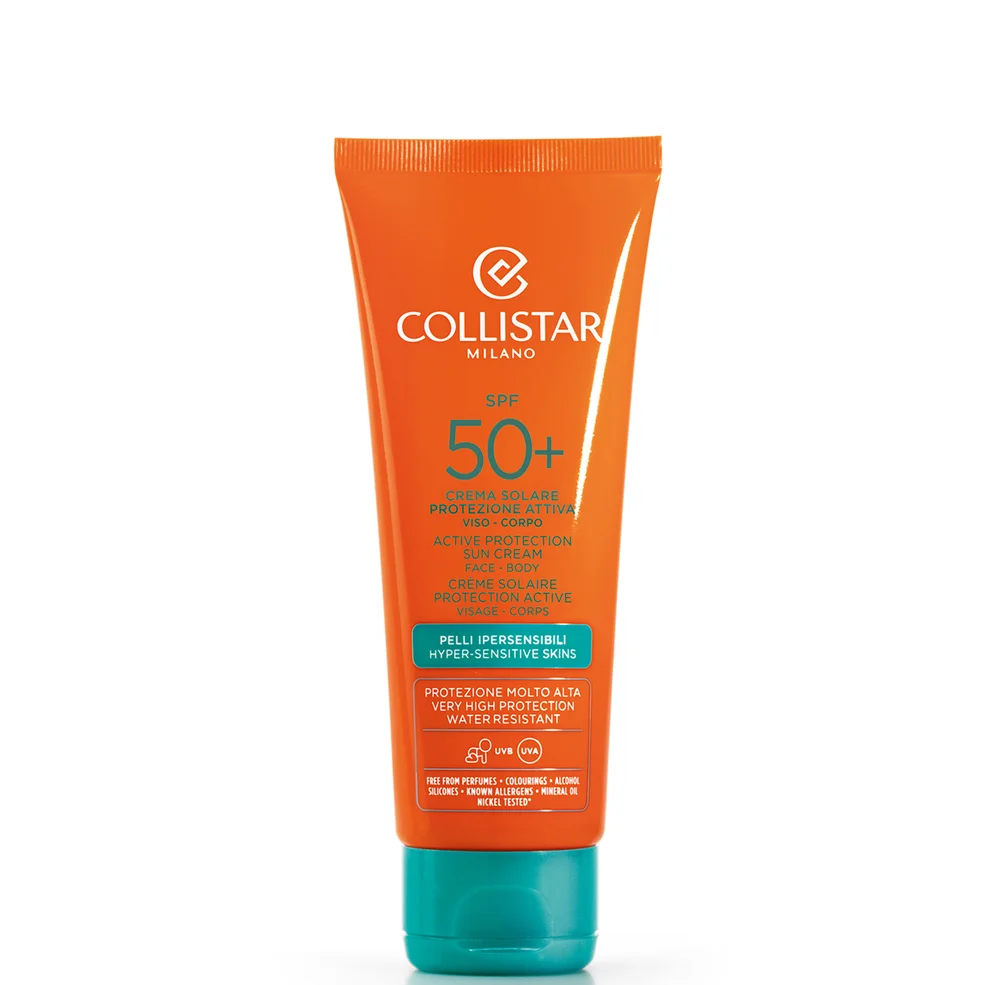 Collistar Active Protection Sun Cream Face-Body SPF 50+ 100ml Image 1