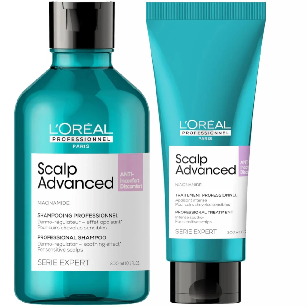 L'Oréal Professionnel Serié Expert Scalp Advanced Anti-Discomfort Hair Shampoo and Treatment Duo Image 1