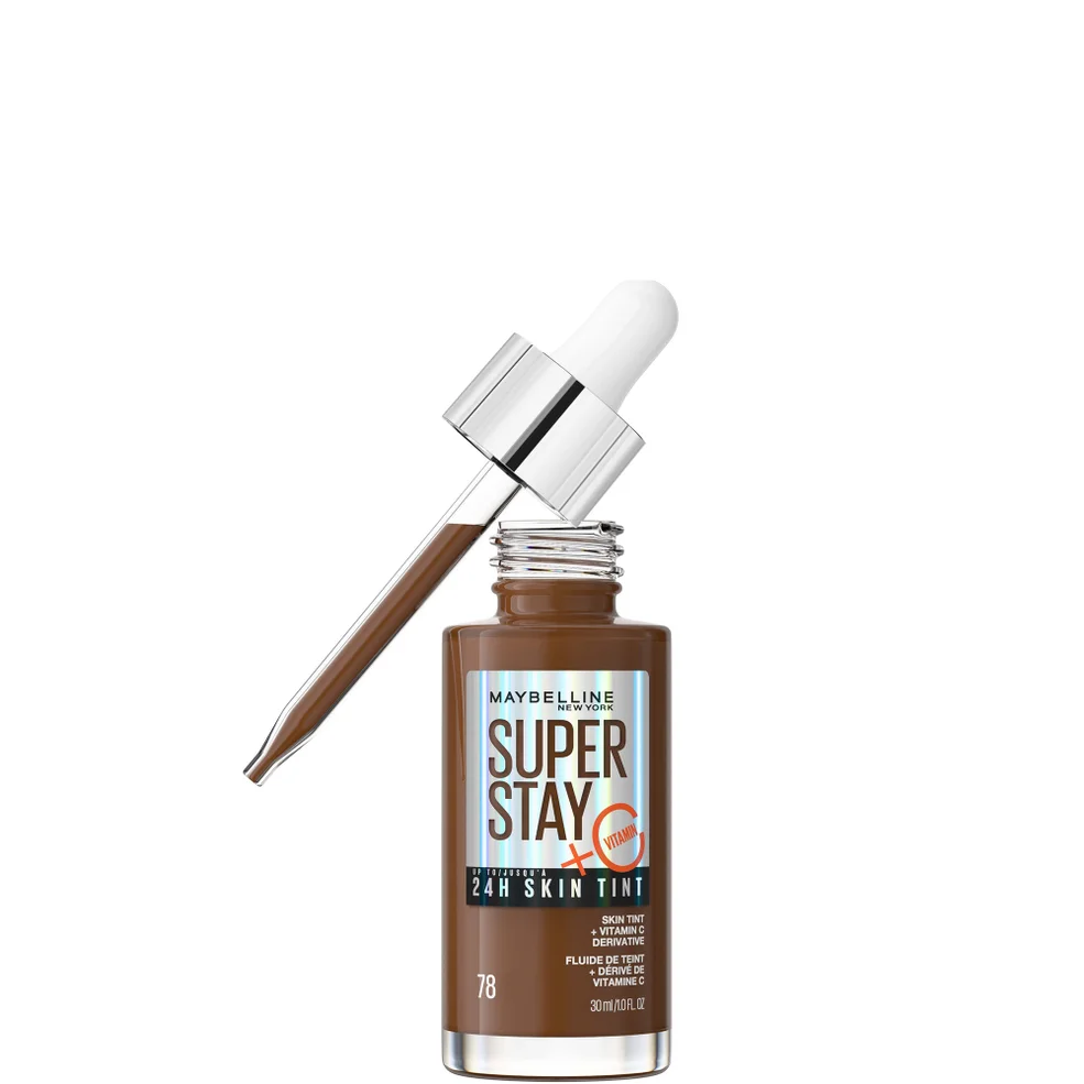 Maybelline Super Stay up to 24H Skin Tint Foundation + Vitamin C 30ml (Various Shades) Image 1