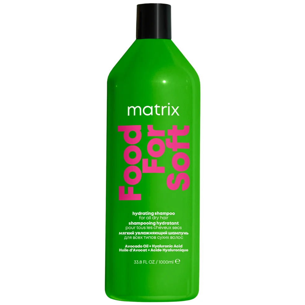 Matrix Food For Soft Hydrating Shampoo with Avocado Oil and Hyaluronic Acid For Dry Hair 1000ml Image 1