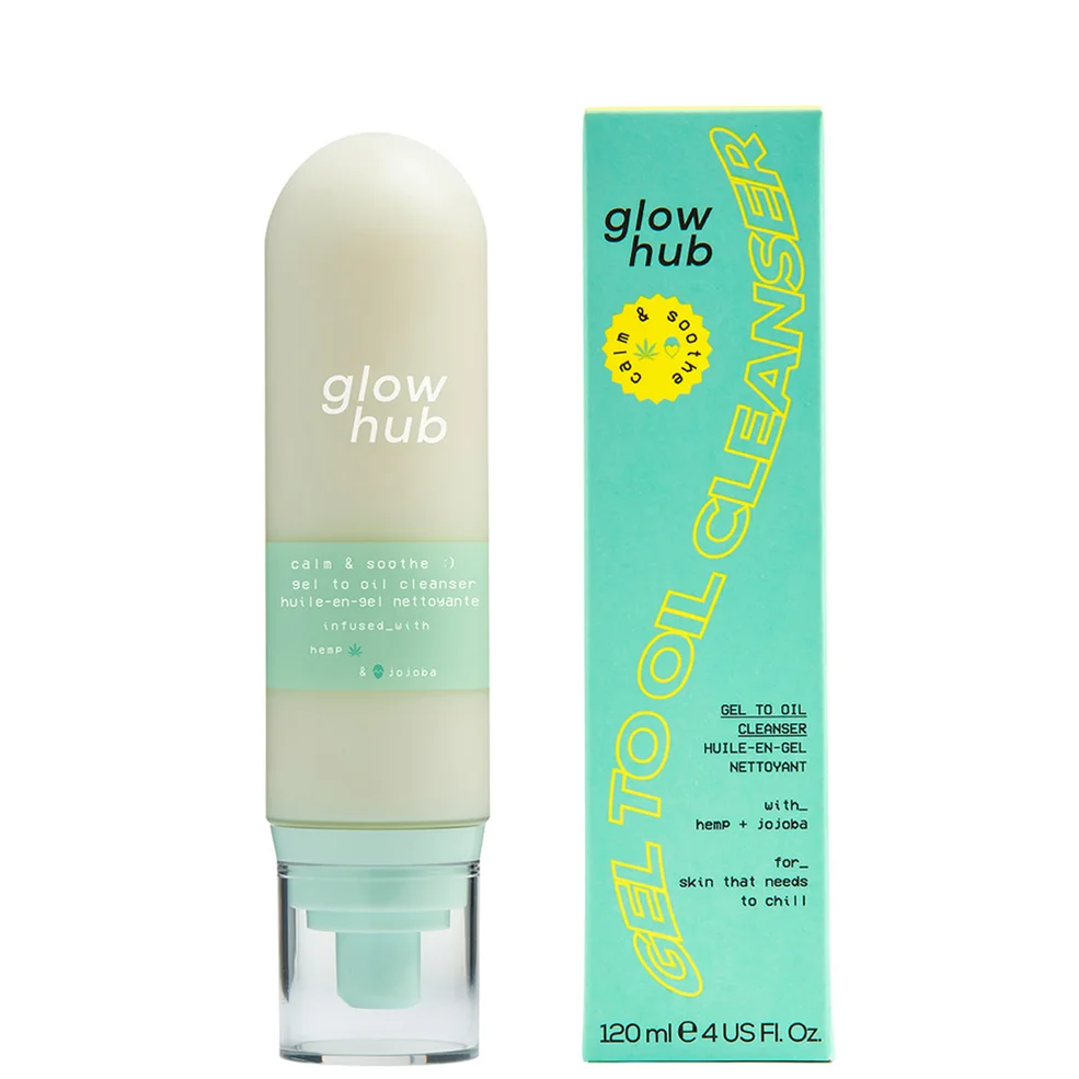 Glow Hub Calm & Soothe Gel to Oil Cleanser 120ml Image 1