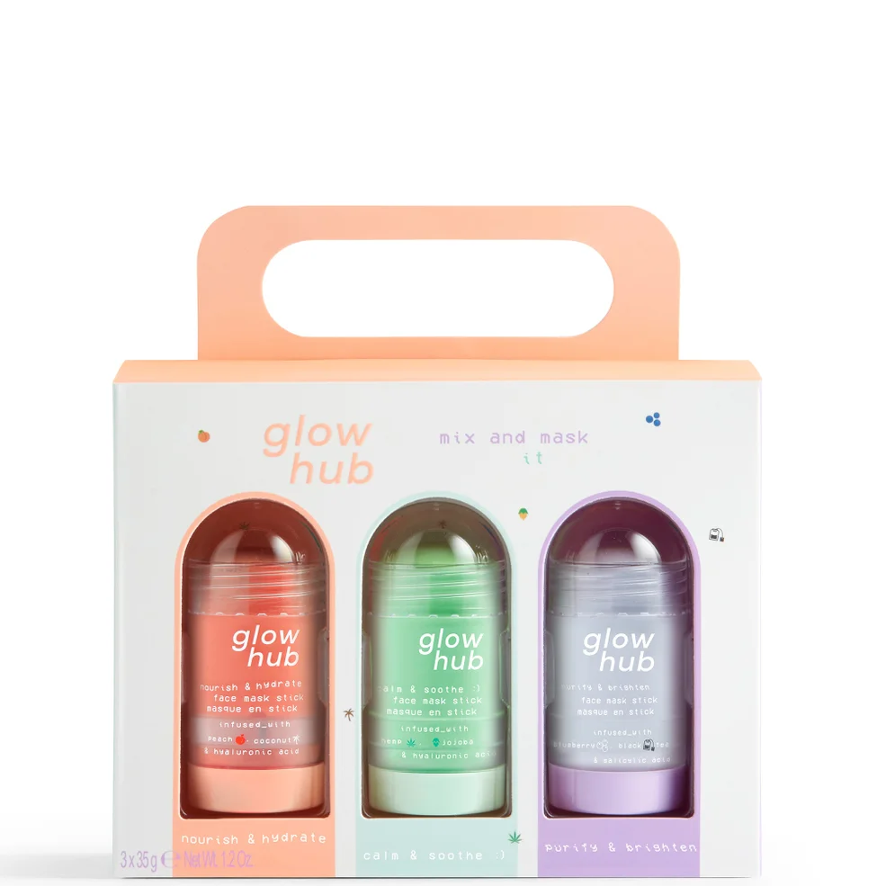 Glow Hub Mix and Mask Set (Worth £30.00) Image 1