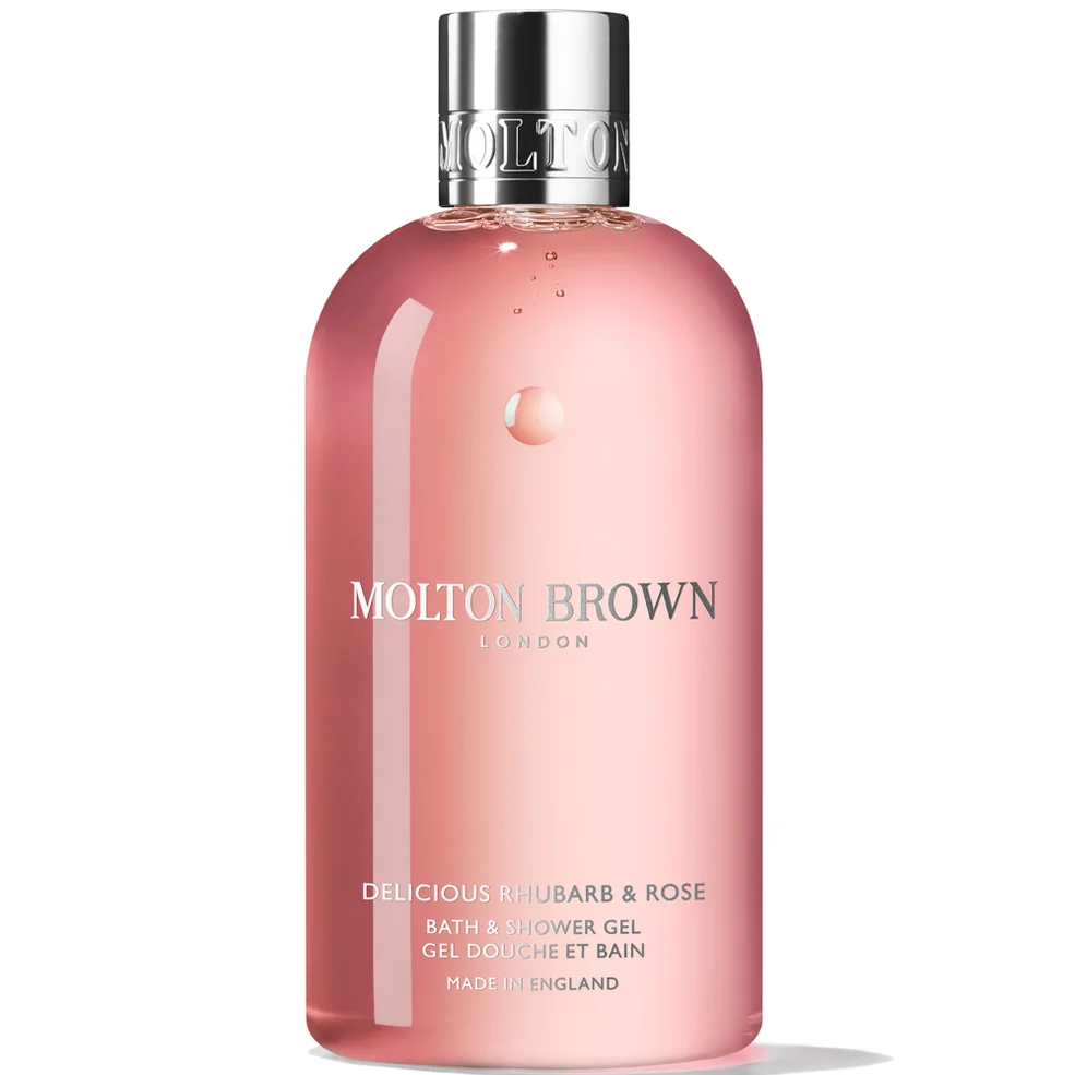 Molton Brown Delicious Rhubarb and Rose Bath and Shower Gel 300ml Image 1