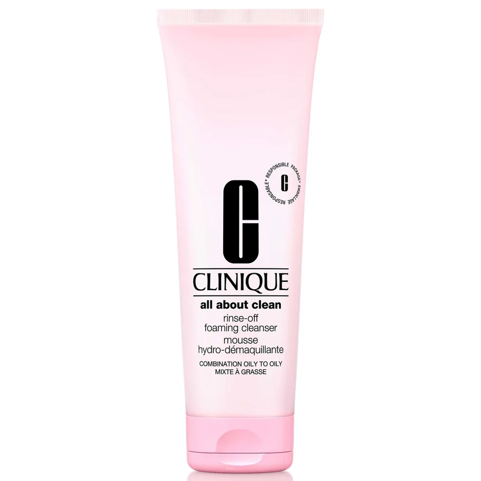Clinique Jumbo All About Clean Rinse-Off Foaming Cleanser 250ml Image 1