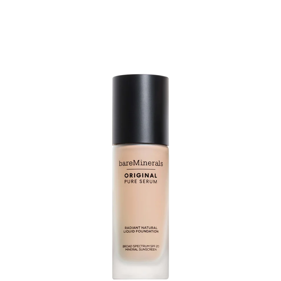 bareMinerals Original Pure Serum Radiant Natural Liquid Foundation Mineral SPF20 30ml (Various Shades) Image 1