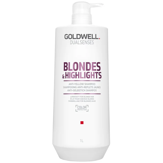 Goldwell Dualsenses Blonde and Highlights Anti-Yellow Shampoo 1000ml (Worth £64)