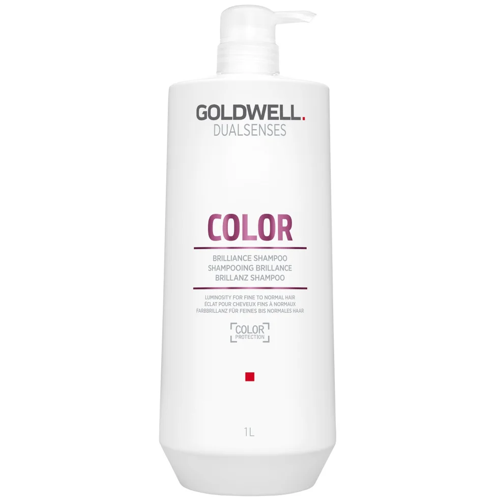 Goldwell Dualsenses Color Brilliance Shampoo 1000ml (Worth £64) Image 1