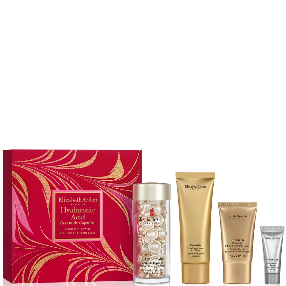 Elizabeth Arden Plump with a Twist Hyaluronic Acid Ceramide Capsules 60-Piece Gift Set (Worth £119.60) Image 1