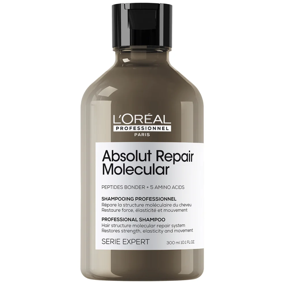 L'Oréal Professionnel Absolut Repair Molecular Sulphate Free Shampoo for Damaged Hair 300ml Image 1
