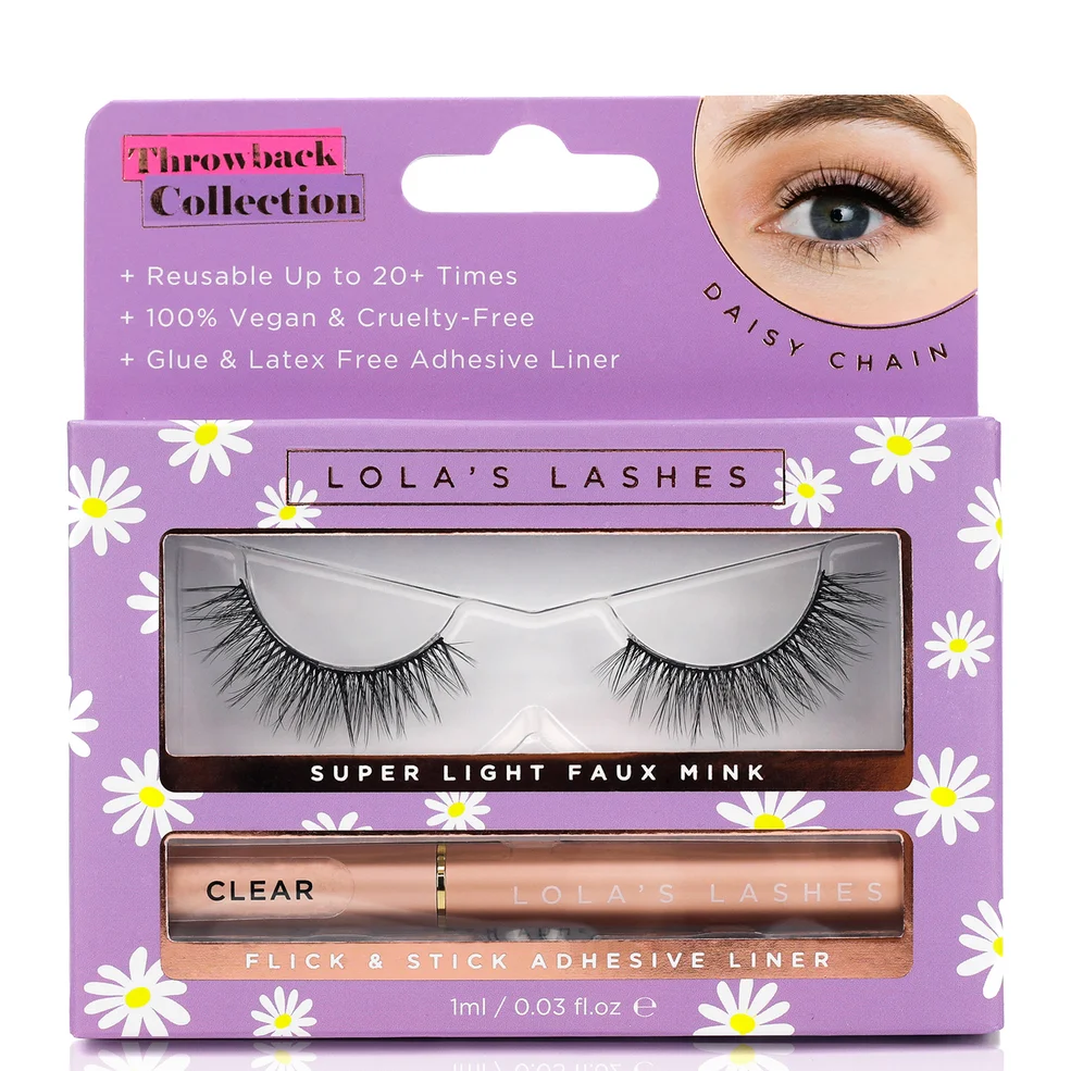 Lola's Lashes Daisy Chain Strip Lash and Adhesive Set (Worth £23.00) Image 1
