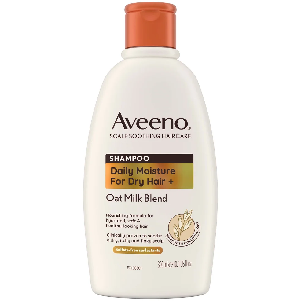 Aveeno Haircare Daily Moisture+ Oat Milk Blend Shampoo 300ml Image 1