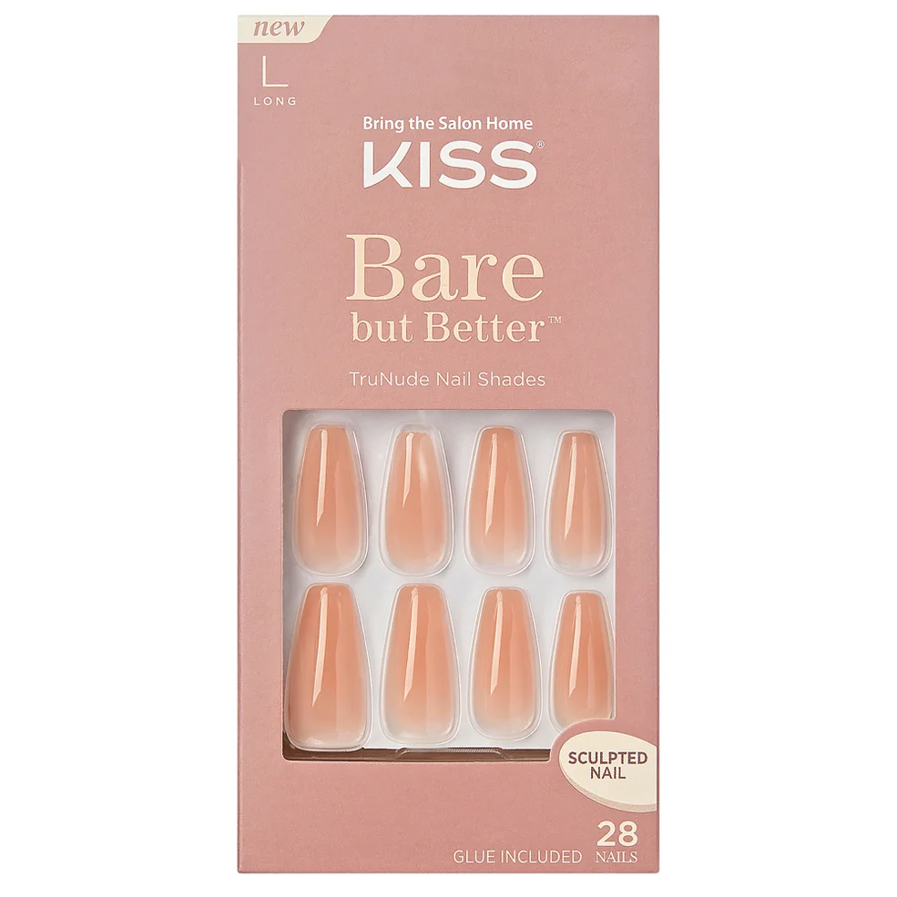 Kiss Bare But Better Nails - Nude Drama Image 1