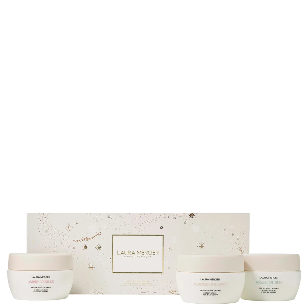 Laura Mercier Stroke of Fortune Serum Body Cream Trio - 3 x 100ml Image 1