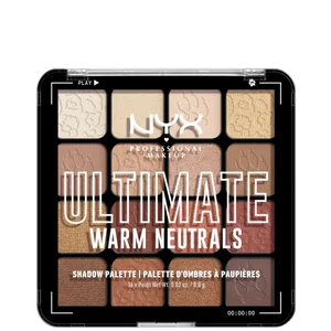 NYX Professional Makeup Ultimate Shadow Palette Vegan 16-Pan - Warm Neutrals - undefined undefined