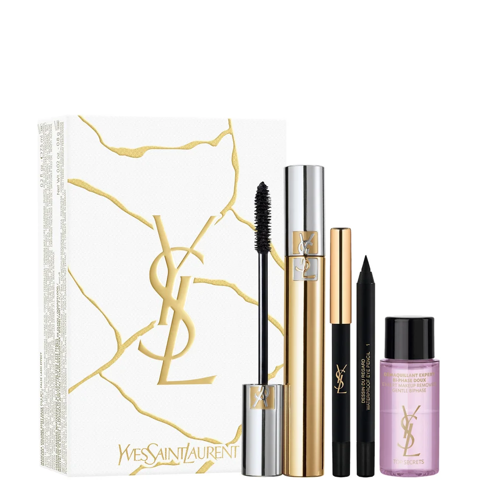 Yves Saint Laurent Effet Volume Faux Cils Mascara, Mini Dessin du Regard and Makeup Remover Gift Set (Worth £49.00) Image 1
