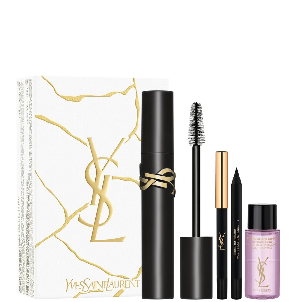 Yves Saint Laurent Lash Clash, Mini Dessin du Regard and Makeup Remover 8ml Gift Set (Worth £47.00) Image 1