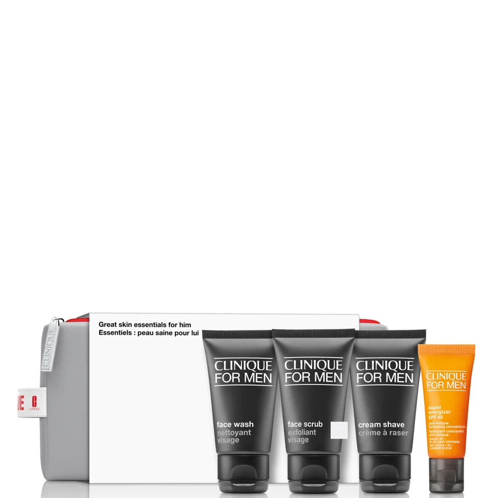 Clinique For Men Energising Skincare Gift Set (Worth £27.11) Image 1