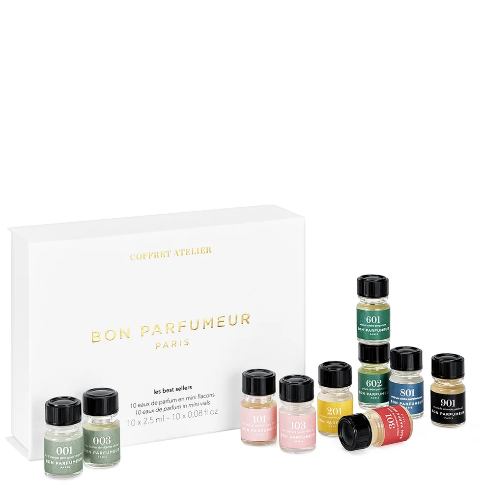 Bon Parfumeur Atelier Box Best Sellers 10 Mini Perfumes Gift Set Image 1