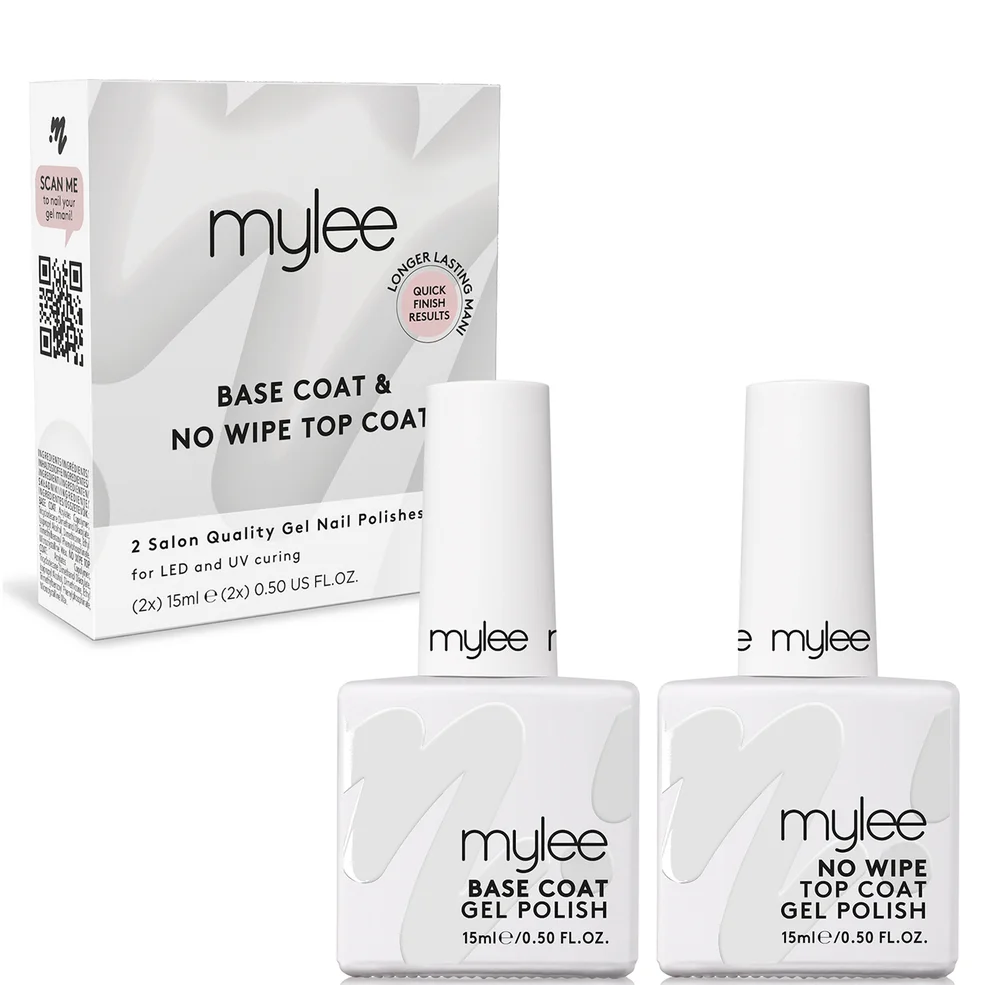 Mylee Gel Polish No Wipe Top and Base Coat Duo 2 x 15ml Image 1