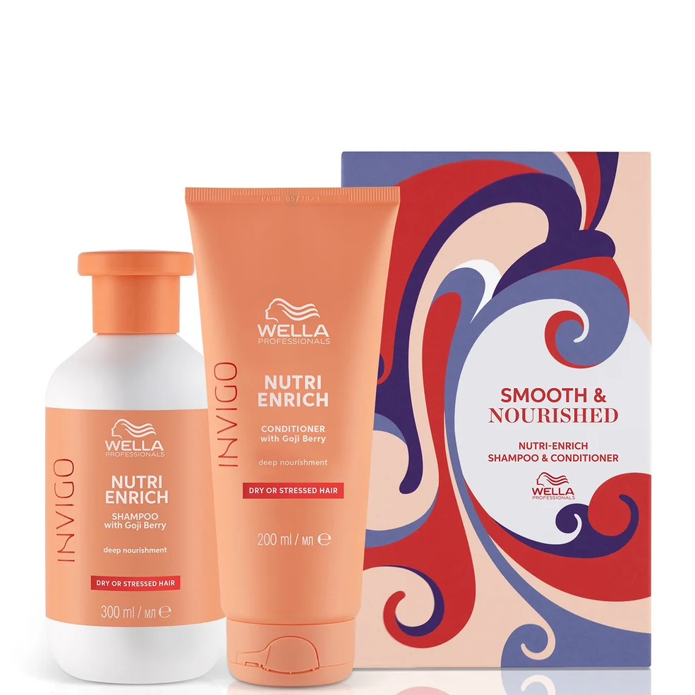 Wella Professionals Care Invigo Nutri-Enrich Smooth and Nourished Hair Gift Set (Worth £33.00) Image 1