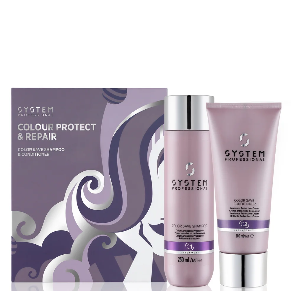 System Professional Color Save Colour Protect and Repair Hair Gift Set (Worth £53.25) Image 1