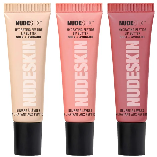 NUDESTIX NUDESKIN Hydrating Peptide Lip Butter Tint Set (Worth £48.00)