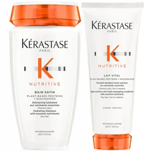 Kérastase Nutritive Nourish and Hydrate Shampoo and Conditioner Duo for Fine-Medium Dry Hair - undefined undefined