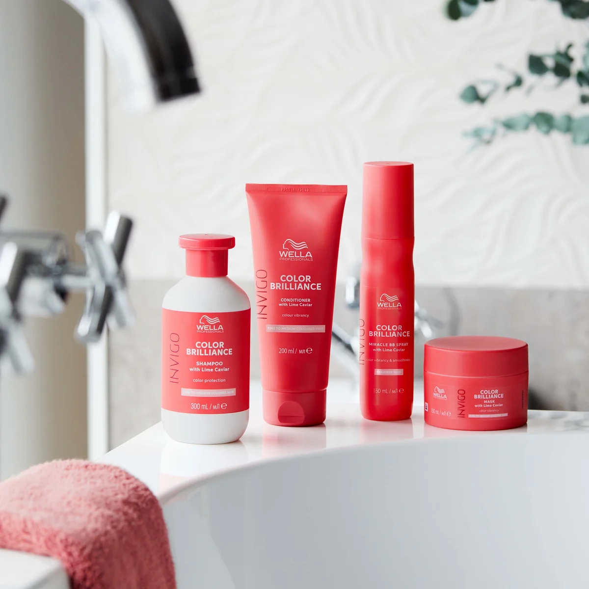 Wella Invigo Brilliance Shampoo For Fine/Normal Hair - 10.1 Oz (New Without Box)