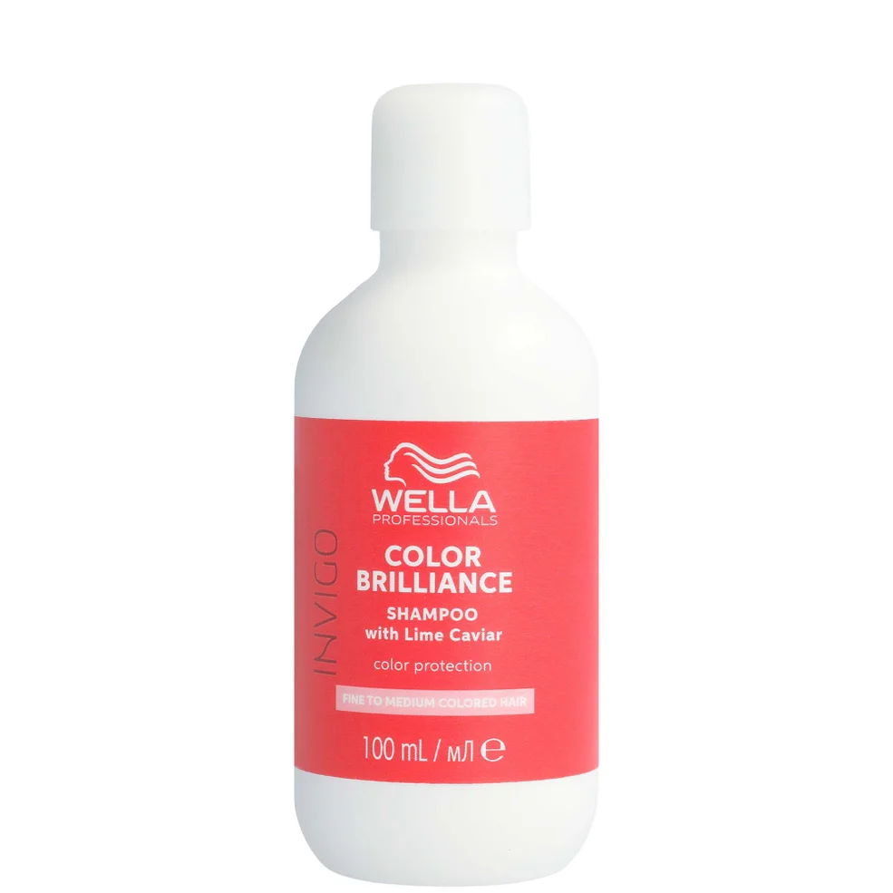 Wella Professionals Care Invigo Color Brilliance Colour Protection Shampoo for Fine Medium Hair 100ml Image 1