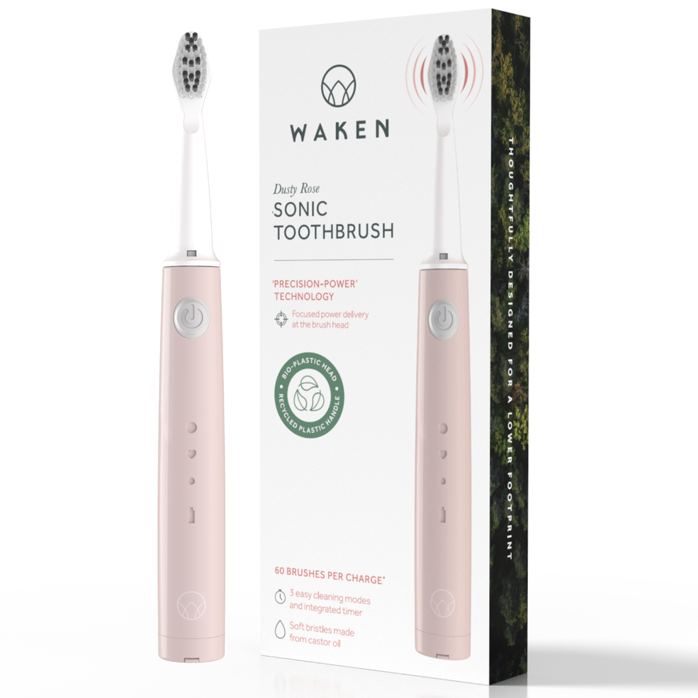 Waken Mouthcare Sonic Toothbrush Handle - Dusty Rose Image 1