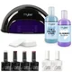 Mylee Black Convex Curing Lamp Kit with Gel Nail Polish Essentials Set (Worth £127.00)
