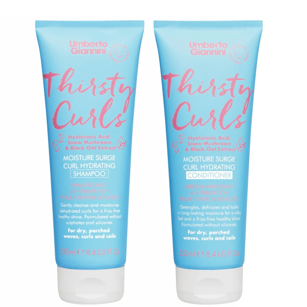 Umberto Giannini Thirsty Curls Shampoo and Conditioner Duo Image 1