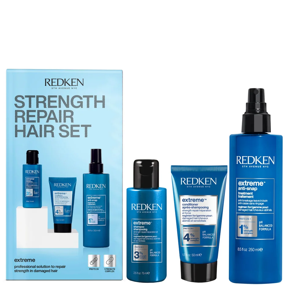 Redken Set Redken Strength Repair Discovery Set for Damaged Hair, Shampoo 75ml ...