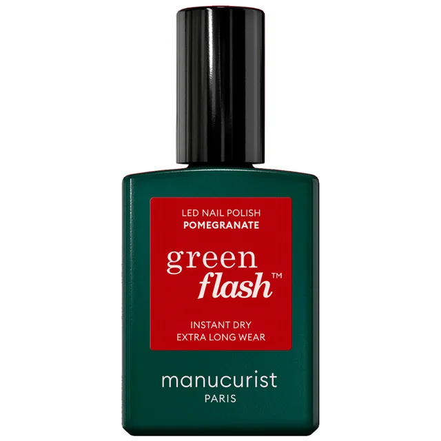 Manucurist Green Flash Polish - Pomegranate 15ml