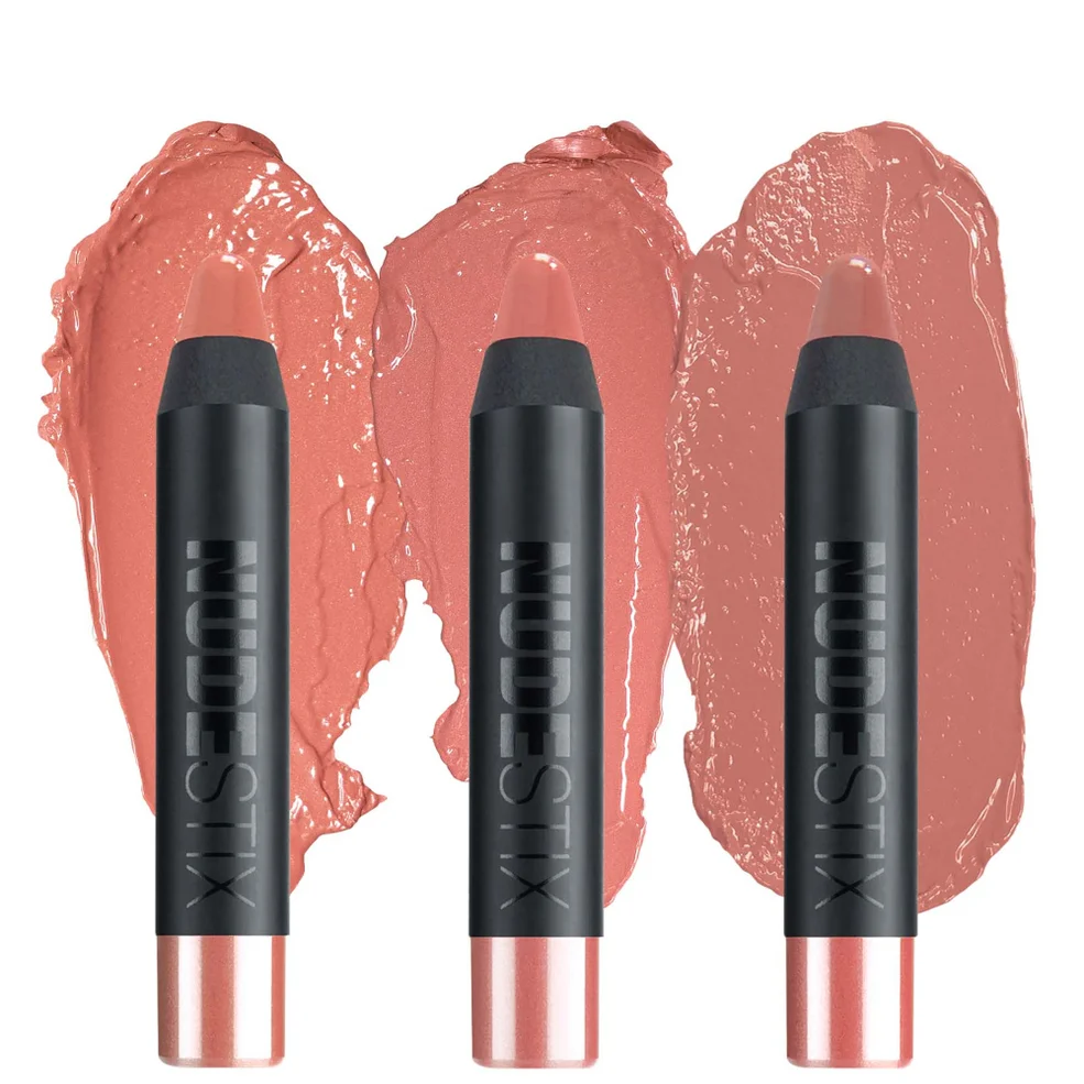 Nudestix Founder's Lips - 3PCS Mini Pencils Kit (Worth £62) Image 1
