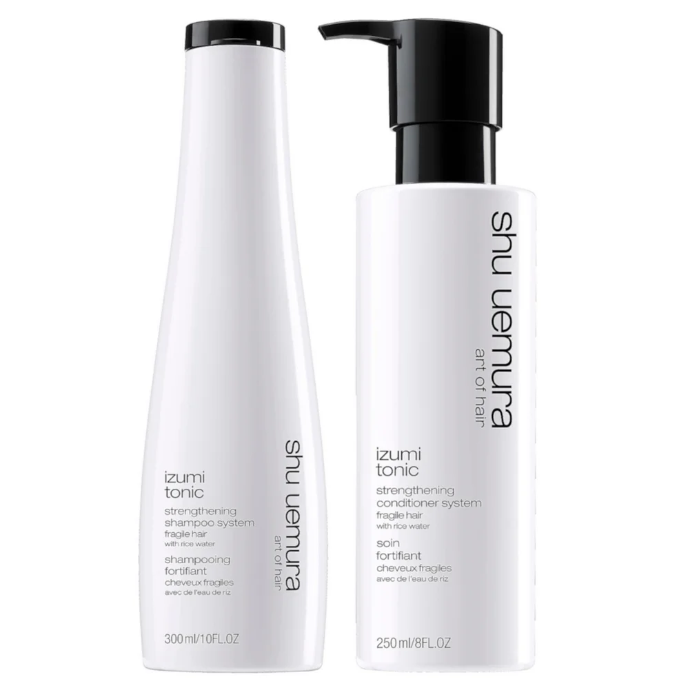 Shu Uemura Art of Hair Izumi Tonic Rice Water Shampoo and Conditioner Routine Image 1