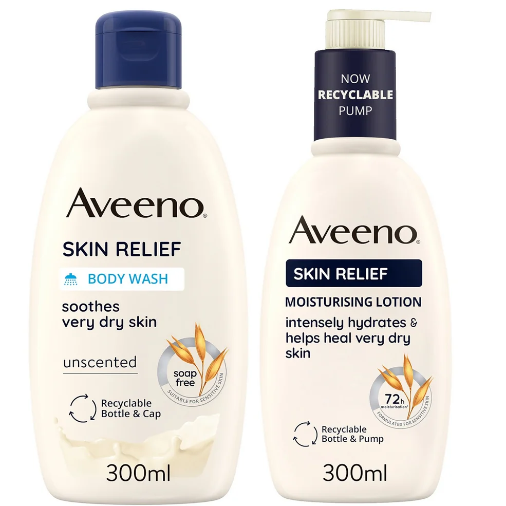 Aveeno Skin Relief Wash and Lotion Duo Image 1