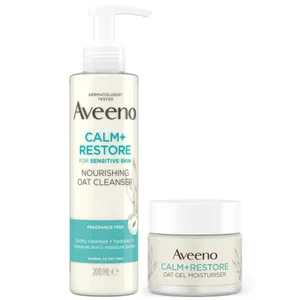 Aveeno Face Calm and Restore Sensitive Skin Best Seller Duo (Worth £20.48) - undefined undefined