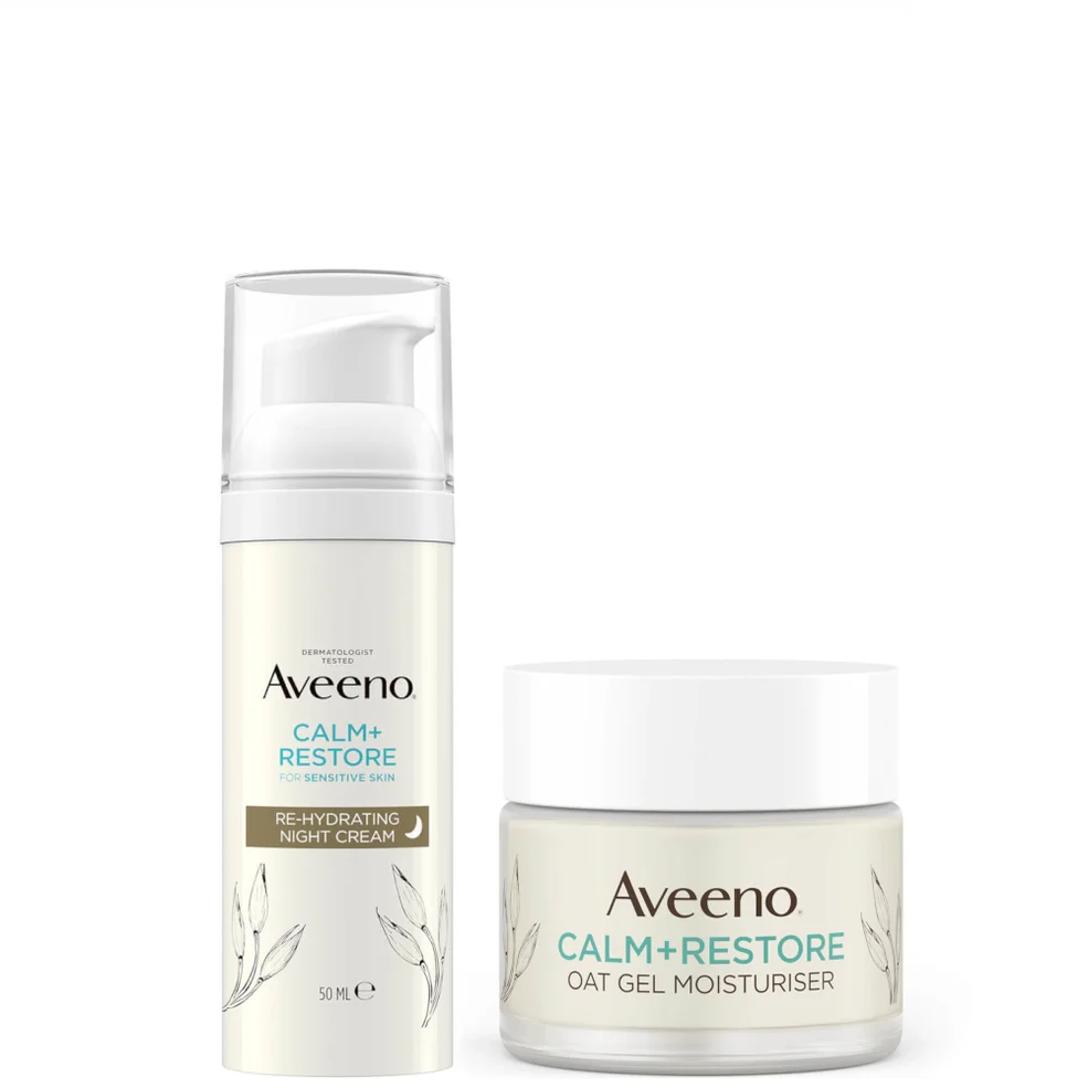 Aveeno Face Calm and Restore Intensely Nourish Day and Night Duo Image 1