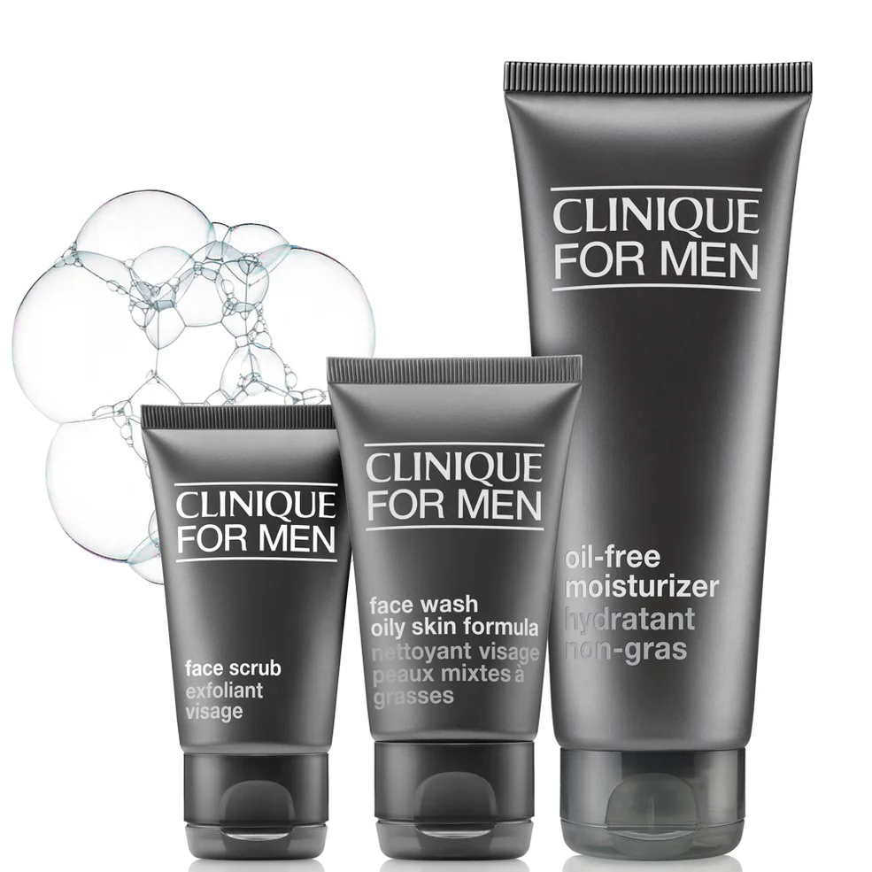 Clinique for Men Daily Oil-Free Hydration: Skincare Gift Set (Worth £45.00) Image 1