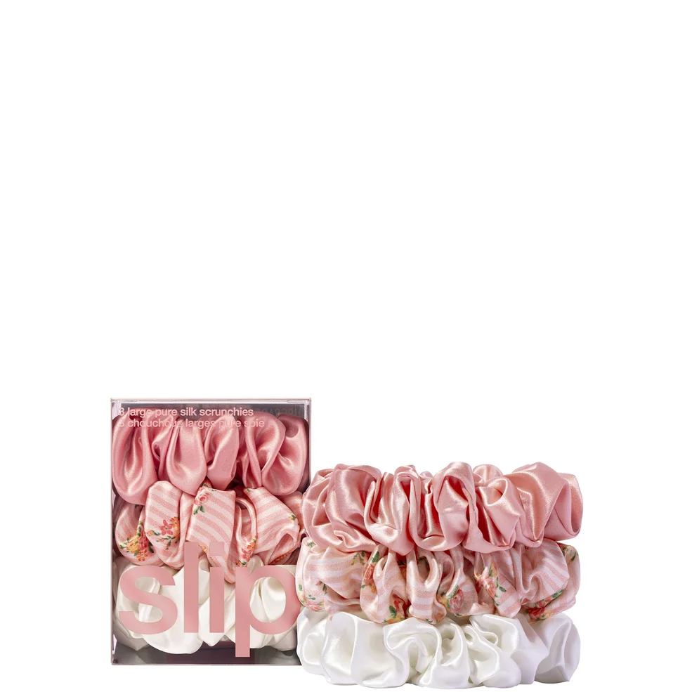 Slip Pure Silk Large Scrunchies - Petal Image 1